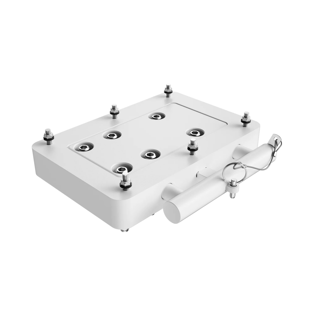 Trolling Motor Quick Release Bracket_ White Composite _SKU  000-16420-001_78276