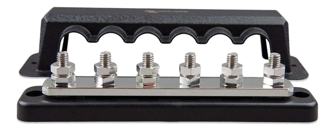 VBB125050620_Busbar 250A 2P with 6 screws cover with cover_frontside