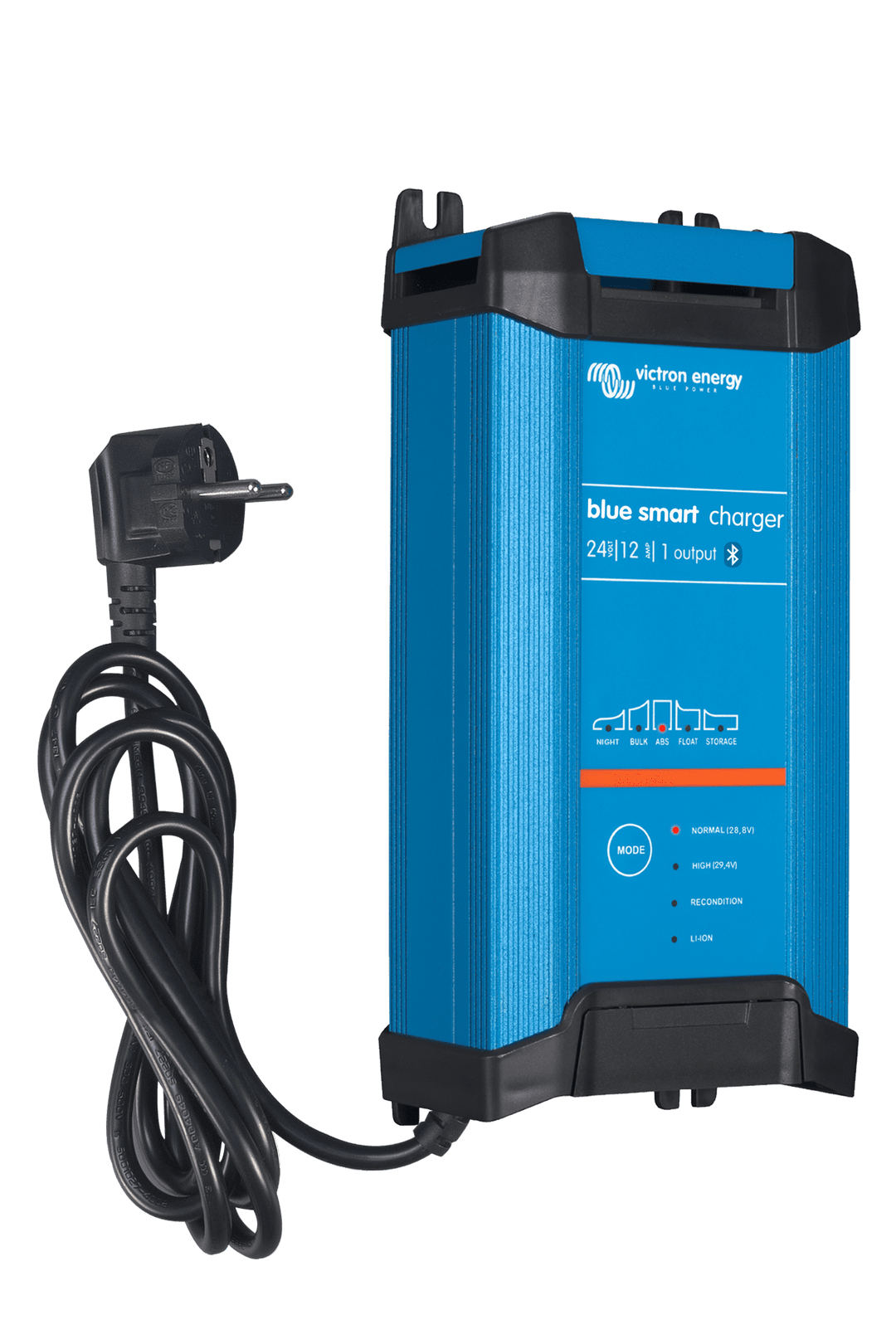 Blue Smart IP22 Charger 24V 12A 1 230V left-cable