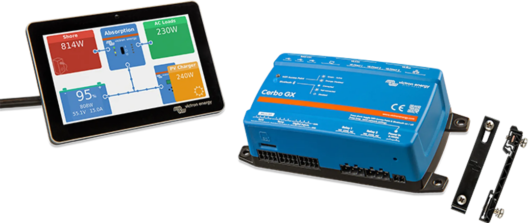 cat-113303Compilation_Cerbo GX with DIN35 and GX Touch50