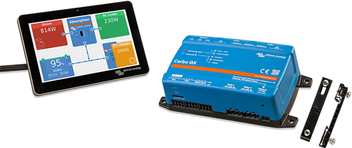 cat-113303Compilation_Cerbo GX with DIN35 and GX Touch50