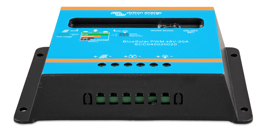 SCC040020020_BlueSolar PWM-Light Charge Controller 48V-20A front-angle