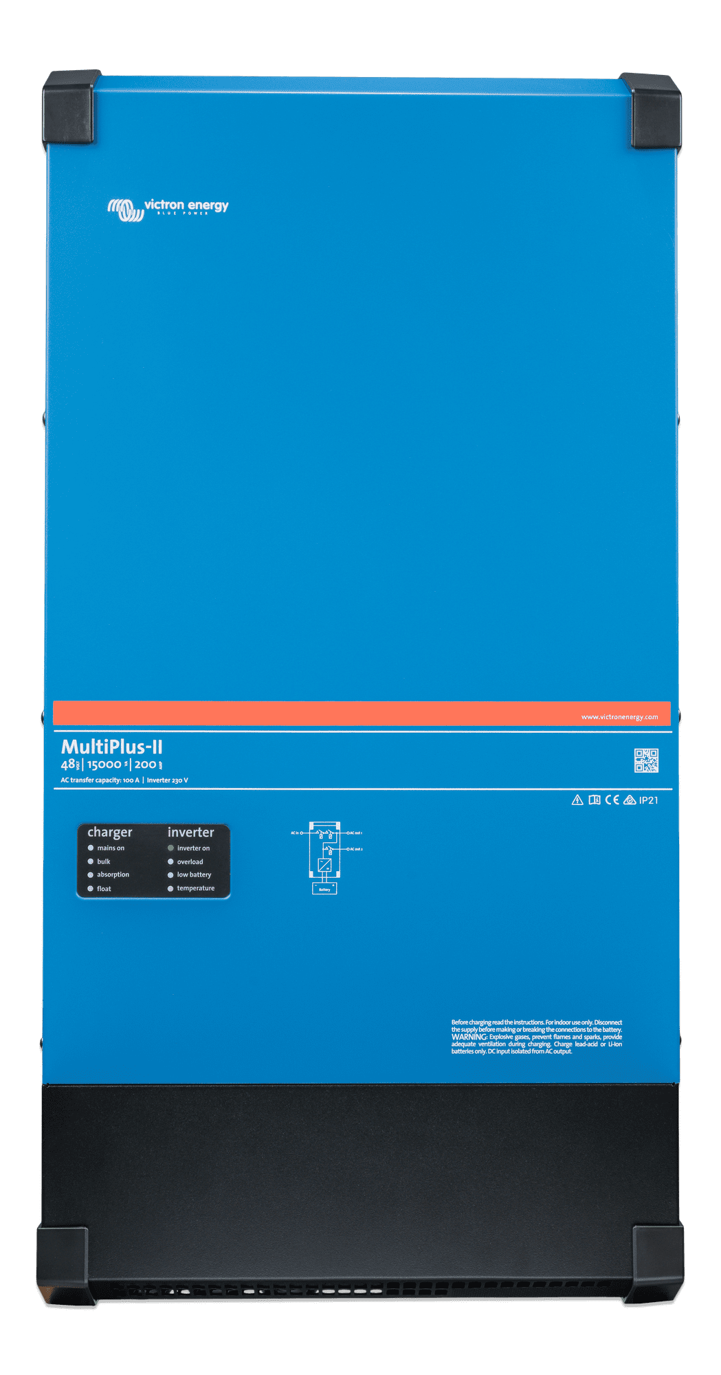 Multiplus-II 48V 15000VA 200A front