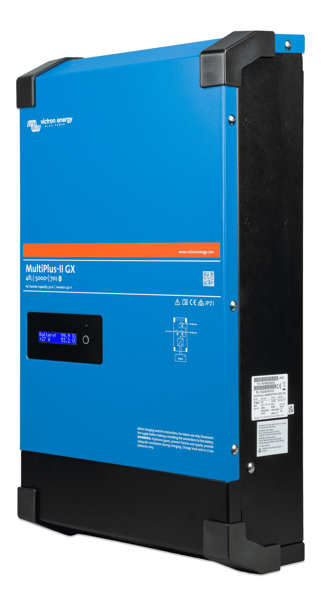 Multiplus-II 48V 5kVA 50-70 230V GX left